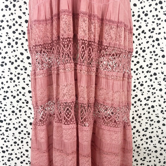 NEW Free People | Mix In the Crochet Maxi Dress - Picture 4 of 8